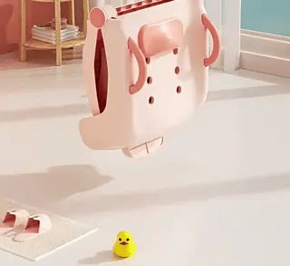 babysEase stoel opgevouwen badzitje met eend en handgrepen www.middo.nl