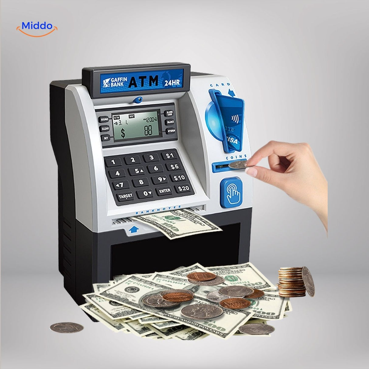 Bankomat™ Spaarautomaat | Automatisch, pincode en ruime capaciteit