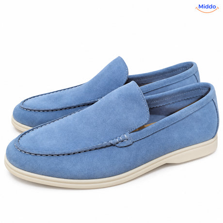 Beckwin loafers – Lichtblauw