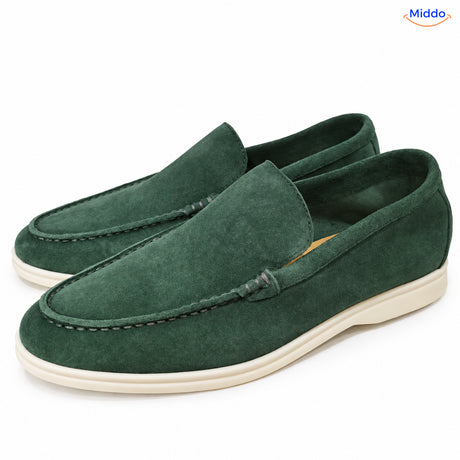 Beckwin loafers – Petrolgroen