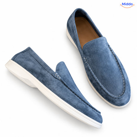 Beckwin loafers – Grijsblauw