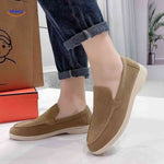 beckwin loafers zandkleur suede herenschoenen comfortstijl www.middo.nl