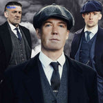 blinderstyle cap donkergrijs klassieke wollen pet www.middo.nl