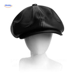 blinderstyle cap zwart leren pet www.middo.nl