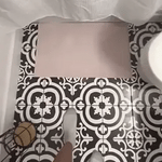 bloodstep badmat voor na effect badkamer halloween www.middo.nl