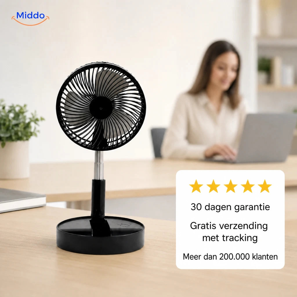 BreezePro met Middo garantie en gratis verzending met tracking