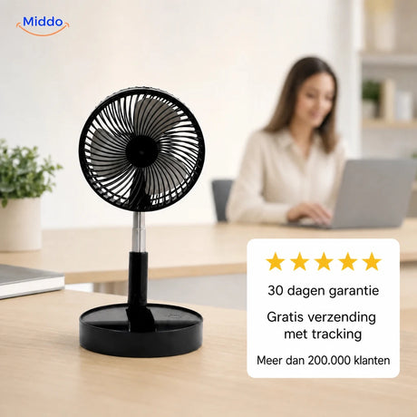 BreezePro met Middo garantie en gratis verzending met tracking