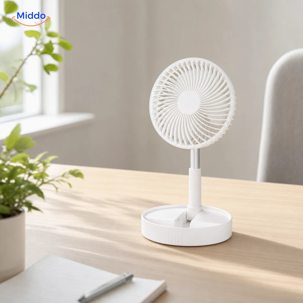 Witte BreezePro inklapbare USB-ventilator