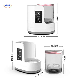brushly cleaner compact slim design met displaypaneel www.middo.nl