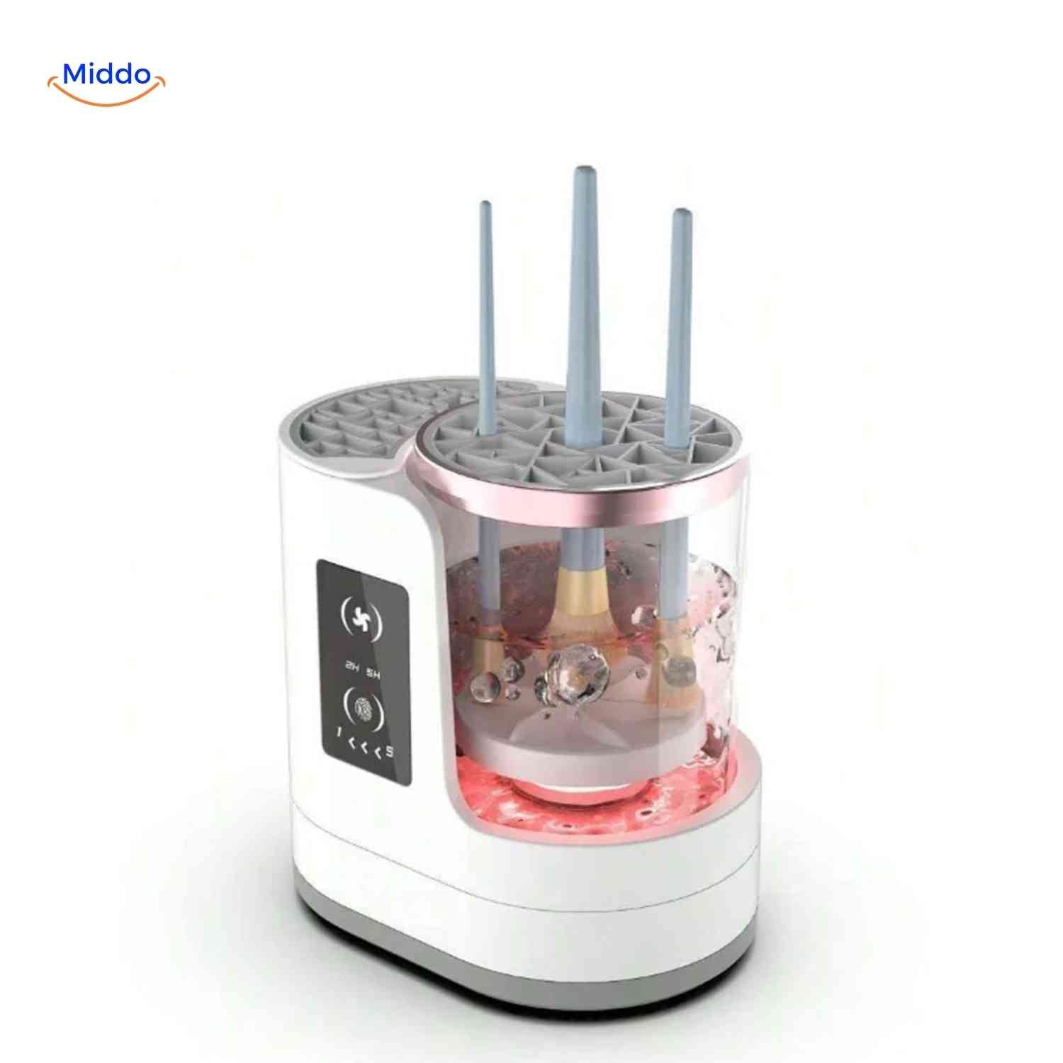 brushly cleaner intensieve 360 graden reiniging met led verlichting www.middo.nl