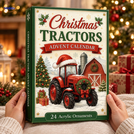 Buildora kersttractoren adventskalender als decembercadeau