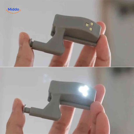 cabintra lamp scharnierlampjes met gele leds set van drie www.middo.nl