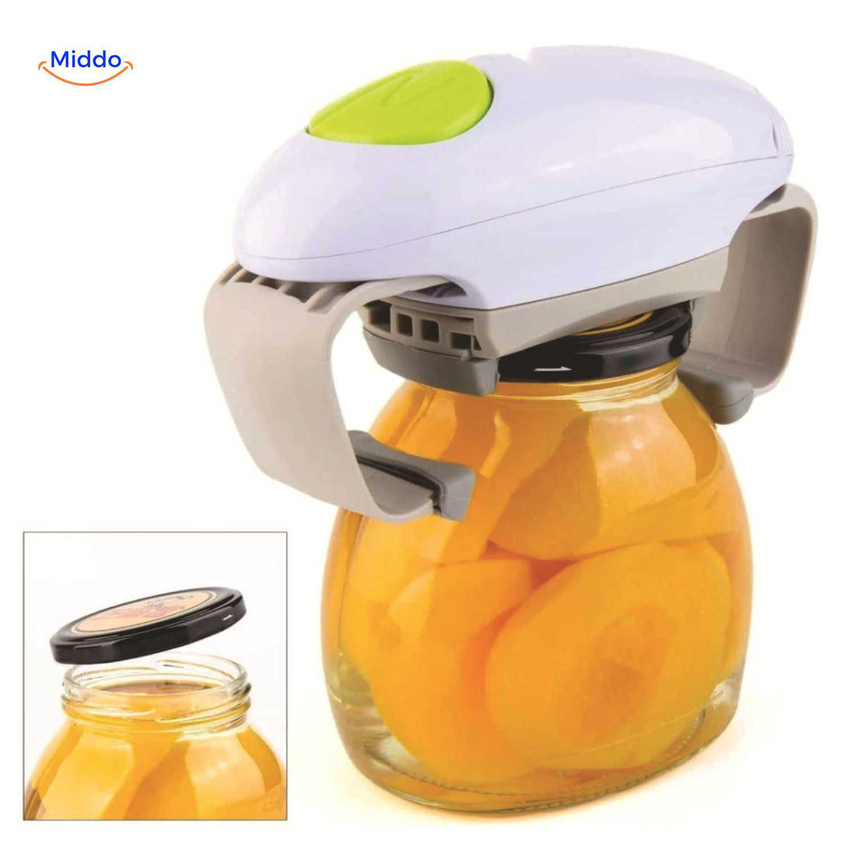 capmate opener twist deksel los met automatische grip www.middo.nl