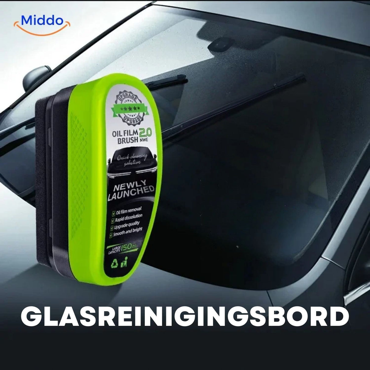 VisiShield Autocoating olie film borstel voor glad en schoon glas_5
