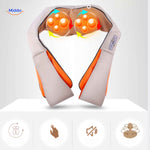 cervicare diepte massager verwarmde rotatie knedende massagekoppen www.middo.nl