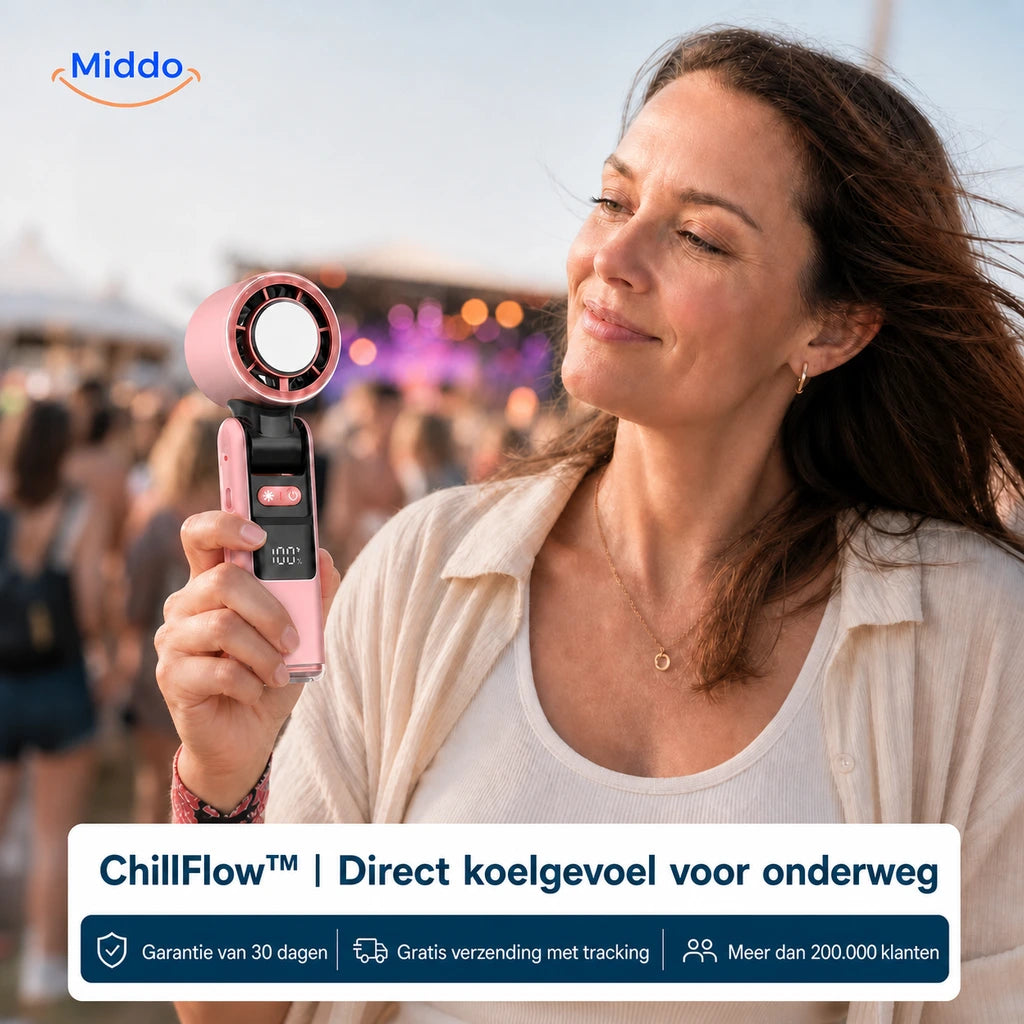 ChillFlow met Middo garantie en gratis verzending met tracking