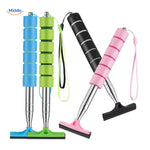 clearwipe autoruitenreiniger kleurrijke mini ruitentrekker met foam handvat www.middo.nl