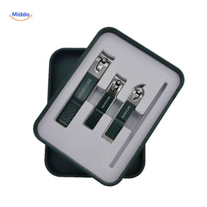clipora nagelknipper drie maten met metalen nagelvijl www.middo.nl