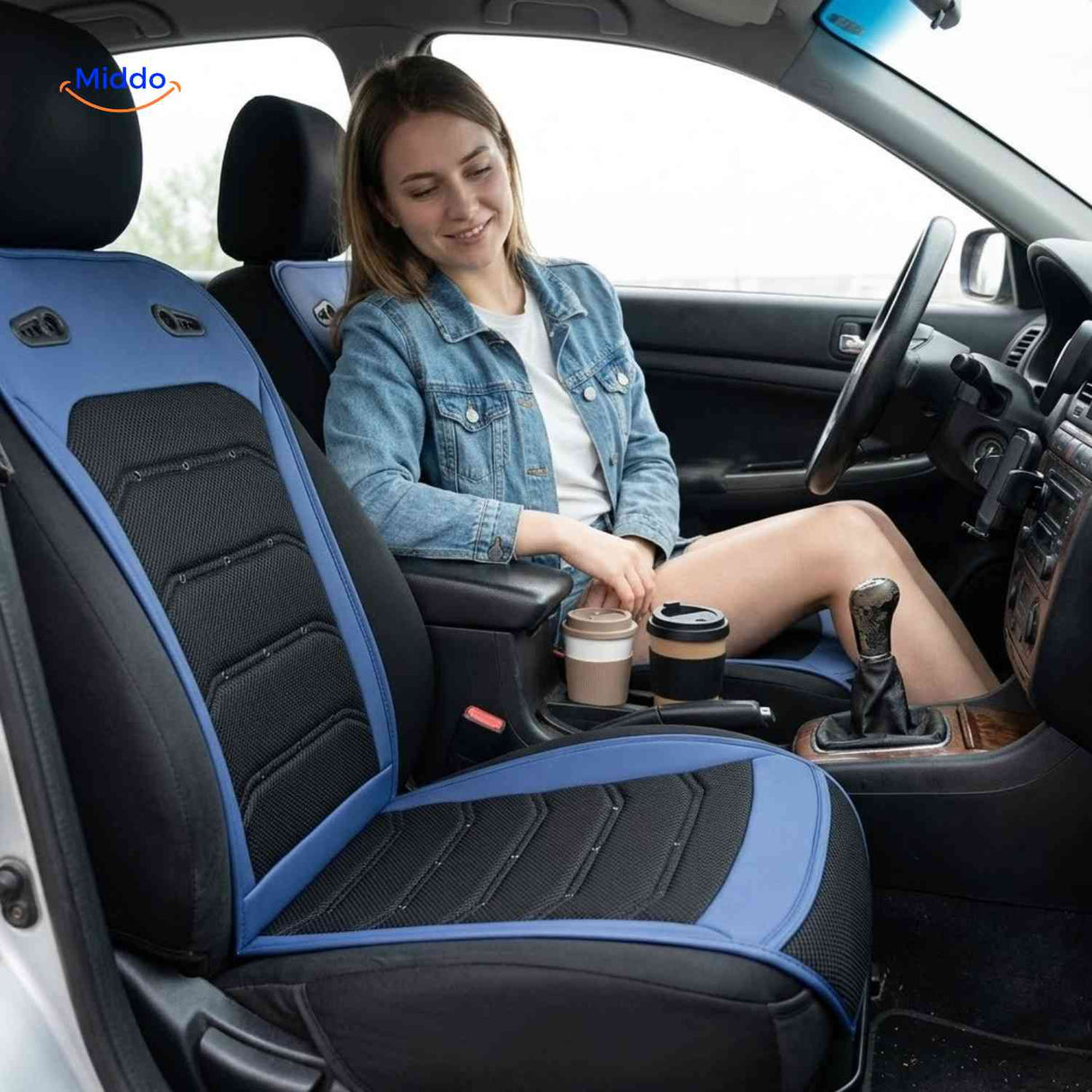 coolride stoelkussen verkoelend autostoel kussen bestuurder www.middo.nl