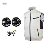 cooltop werkvest met dual fans en usb koelingstechnologie www.middo.nl