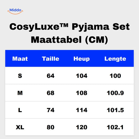 CosyLuxe™ Pyjama Set | Zachte fleece, warm & ideaal voor koude avonden