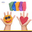 creativafoam klei handvormen met smiley en hartje van klei www.middo.nl