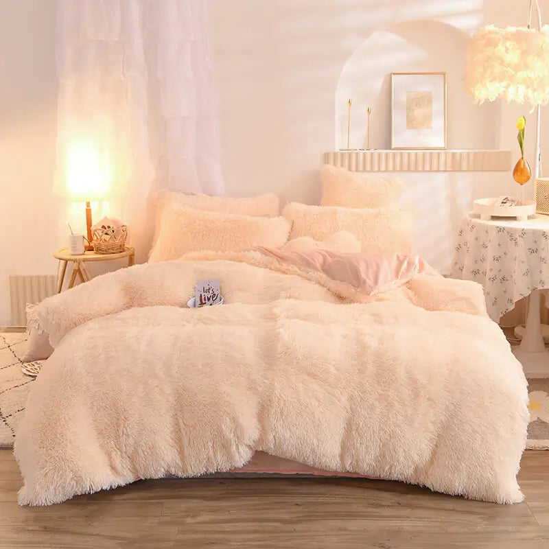 Teddy Fluffy Fleece Beddengoed Set | Warm & Extra Zacht