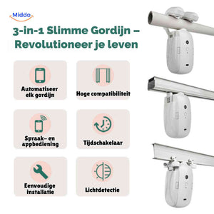 curtana gordijnmotor 3 in 1 smart gordijnmotor met app spraak en lichtsensor www.middo.nl