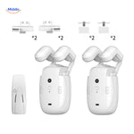 curtana gordijnmotor duo set met aanraakvrije afstandsbediening en railsclips www.middo.nl