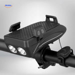 cyclomax fietsgadget telefoonhouder powerbank licht claxon tweeledlamp rood www.middo.nl