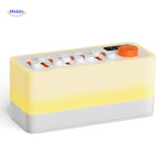 dreamglow speaker warmgeel lichtmet geluidsslaaptherapie en bediening www.middo.nl