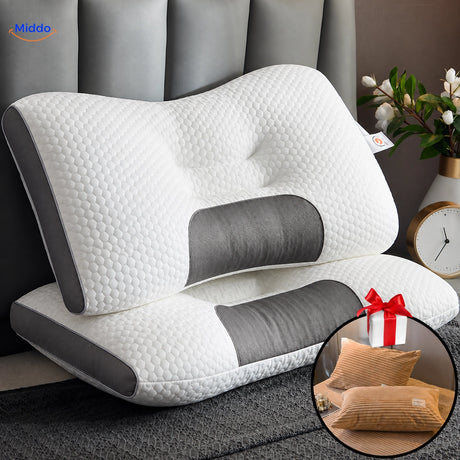 DreamGuard Pro honingraatkussen met 2 gratis kussenslopen – Beige