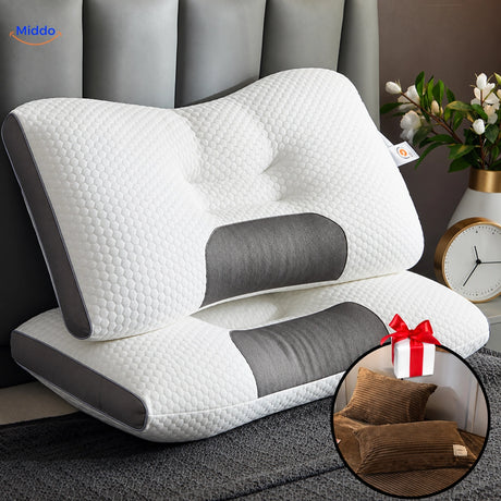 DreamGuard Pro honingraatkussen met 2 gratis kussenslopen – Bruin