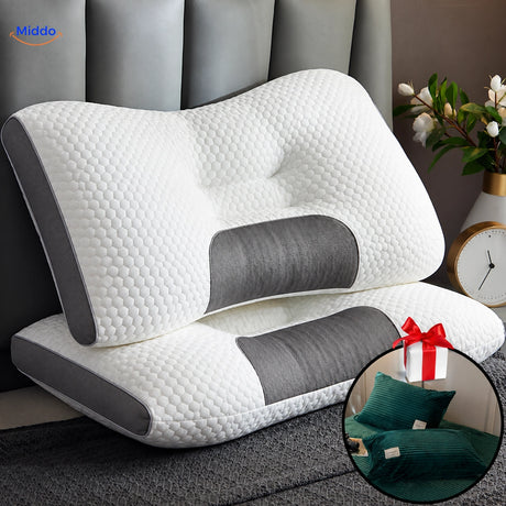 DreamGuard Pro honingraatkussen met 2 gratis kussenslopen – Donker Groen
