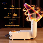 drylux droger snelle verwarming en volledige droging met tijdscherm www.middo.nl
