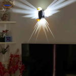 eagleglow wandlamp helder adelaar licht boven tv in woonkamer www.middo.nl