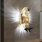 eagleglow wandlamp zijaanzicht met sfeervol licht effect www.middo.nl