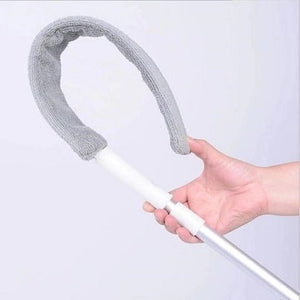 Flexibele stofdoek handvat wordt gebogen.