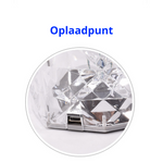 Prachtig geslepen kristallen tafellamp voor een glamoureuze uitstraling