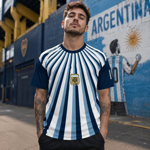 FIFA WK 2026 supportersshirt Argentinië retro voetbalshirt voor heren