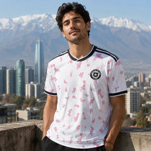 FIFA WK 2026 supportersshirt Chili wit voetbalshirt voor heren
