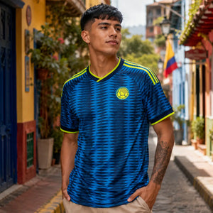 FIFA WK 2026 supportersshirt Ecuador blauw voetbalshirt voor heren