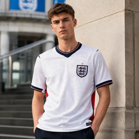 FIFA WK 2026 supportersshirt Engeland wit voetbalshirt voor heren