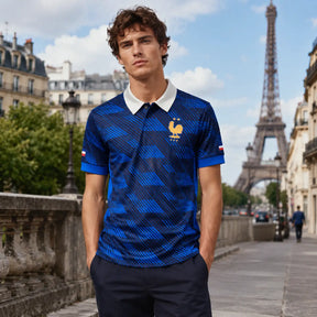 FIFA WK 2026 supportersshirt Frankrijk blauw voetbalshirt voor heren