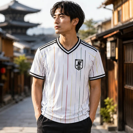 FIFA WK 2026 supportersshirt Japan wit voetbalshirt voor heren
