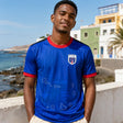 FIFA WK 2026 supportersshirt Kaapverdië blauw voetbalshirt voor heren
