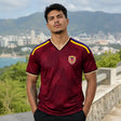 FIFA WK 2026 supportersshirt Venezuela bordeaux voetbalshirt voor heren