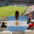 flagora cape argentinie vlag cape stadion supporter www.middo.nl