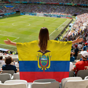 flagora cape ecuador vlag cape stadion supporter www.middo.nl