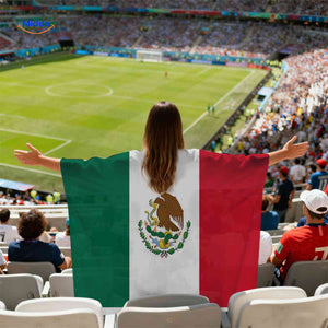 flagora cape mexico vlag cape stadion supporter www.middo.nl